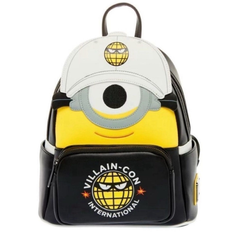 Villain-Con International Black and Yellow Backpack & Wallet
